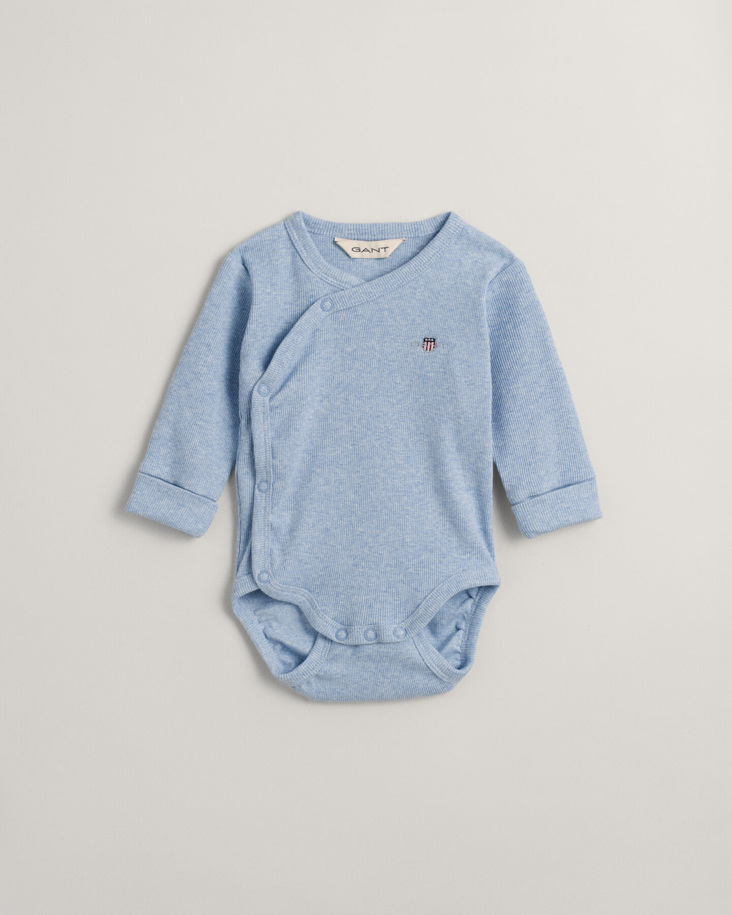 Baby Shield ribstrikket sl&aring;-om bodysuit