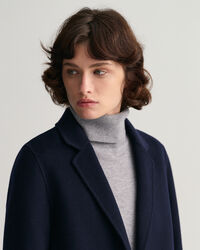 Håndsyet lige blazer