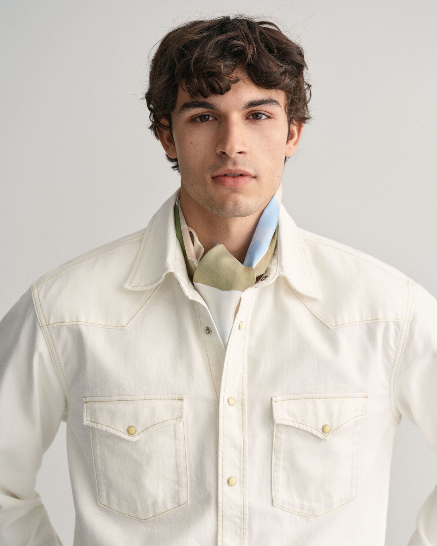 Art Print langt silketørklæde