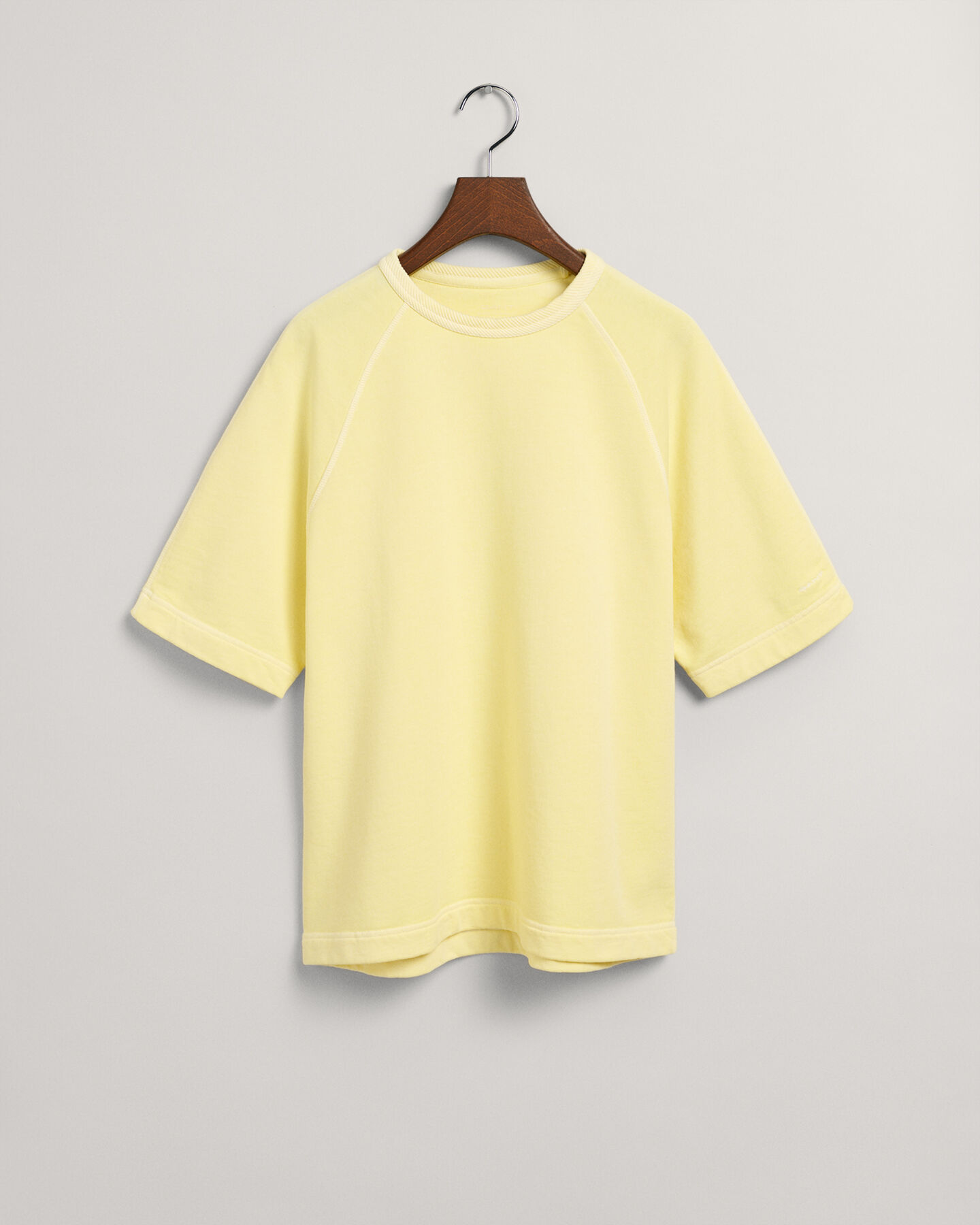 Sunfaded kort&aelig;rmet sweatshirt