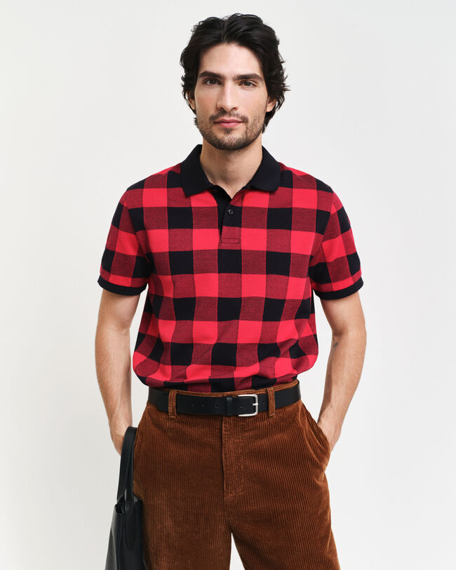 Jacquard poloskjorte