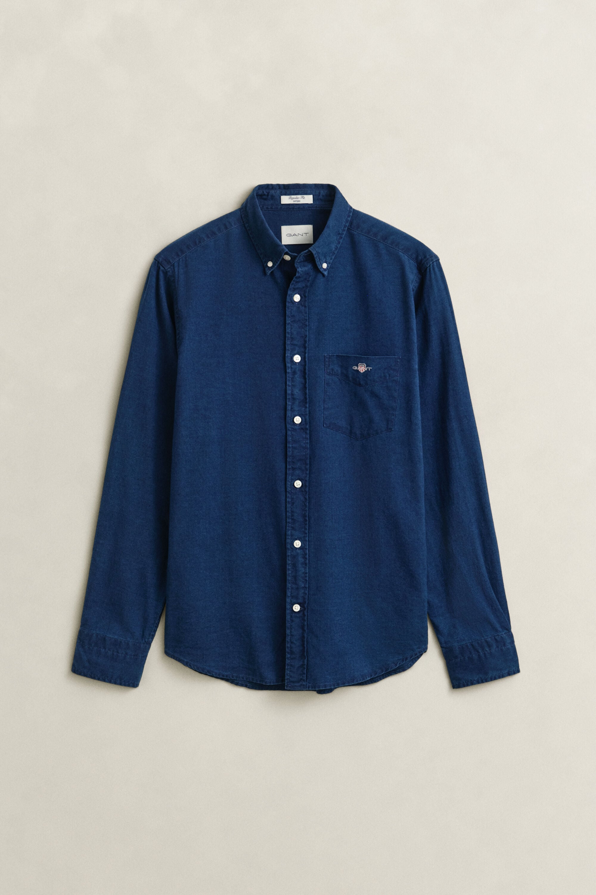 Indigo Oxford-skjorte