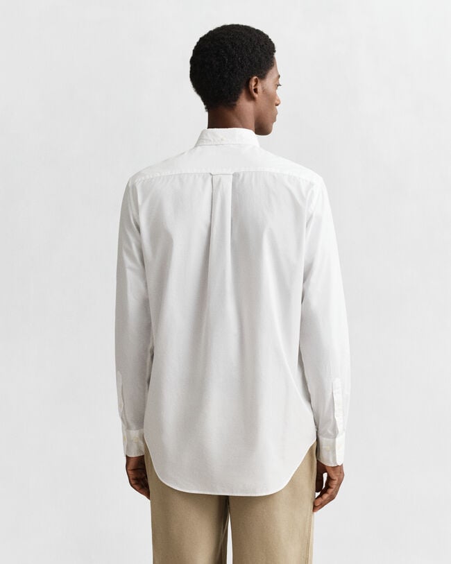Regular fit klassisk poplin-skjorte