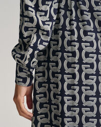 G Patterned skjortekjole