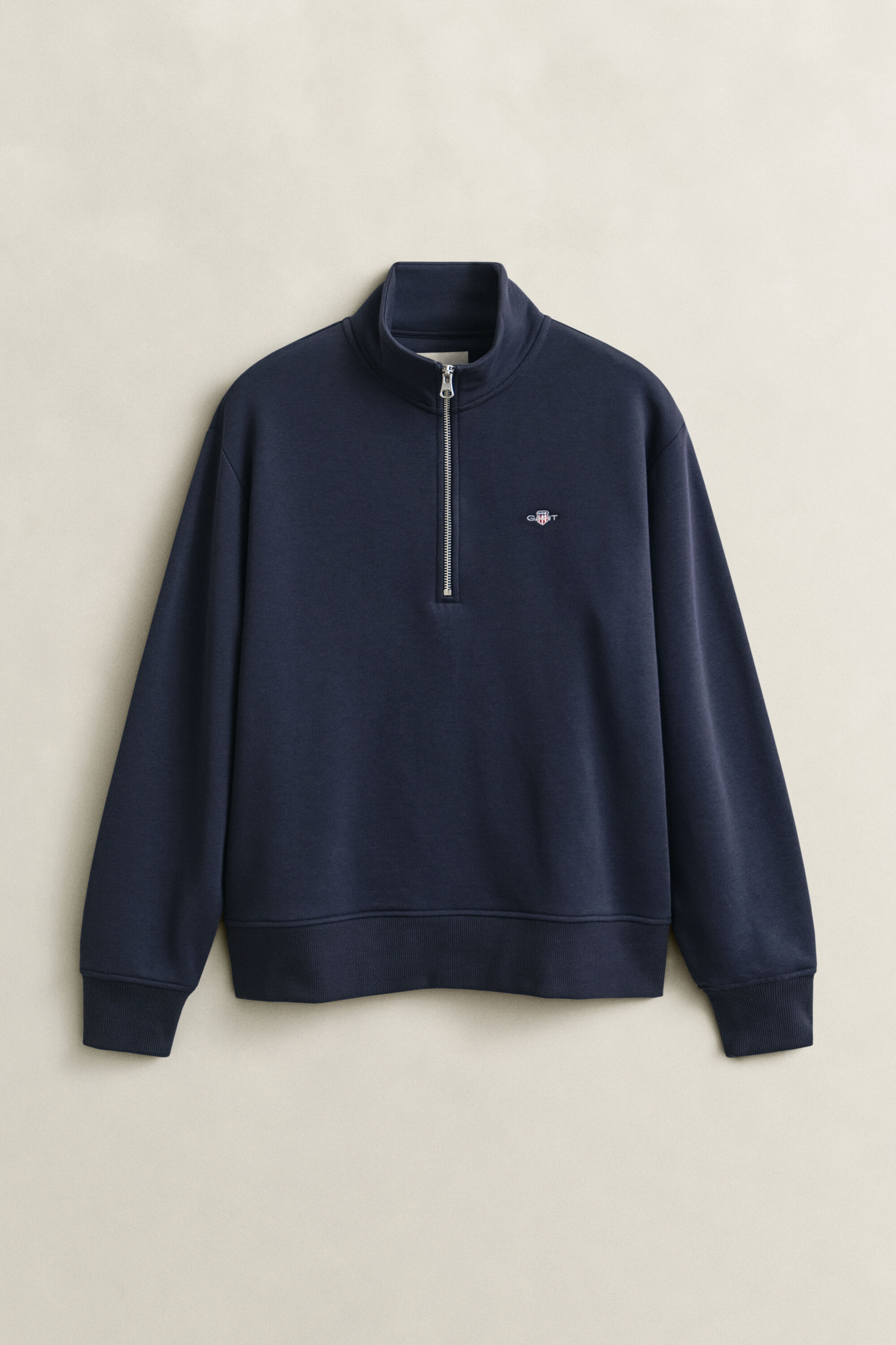 Shield sweatshirt med halv lynlås