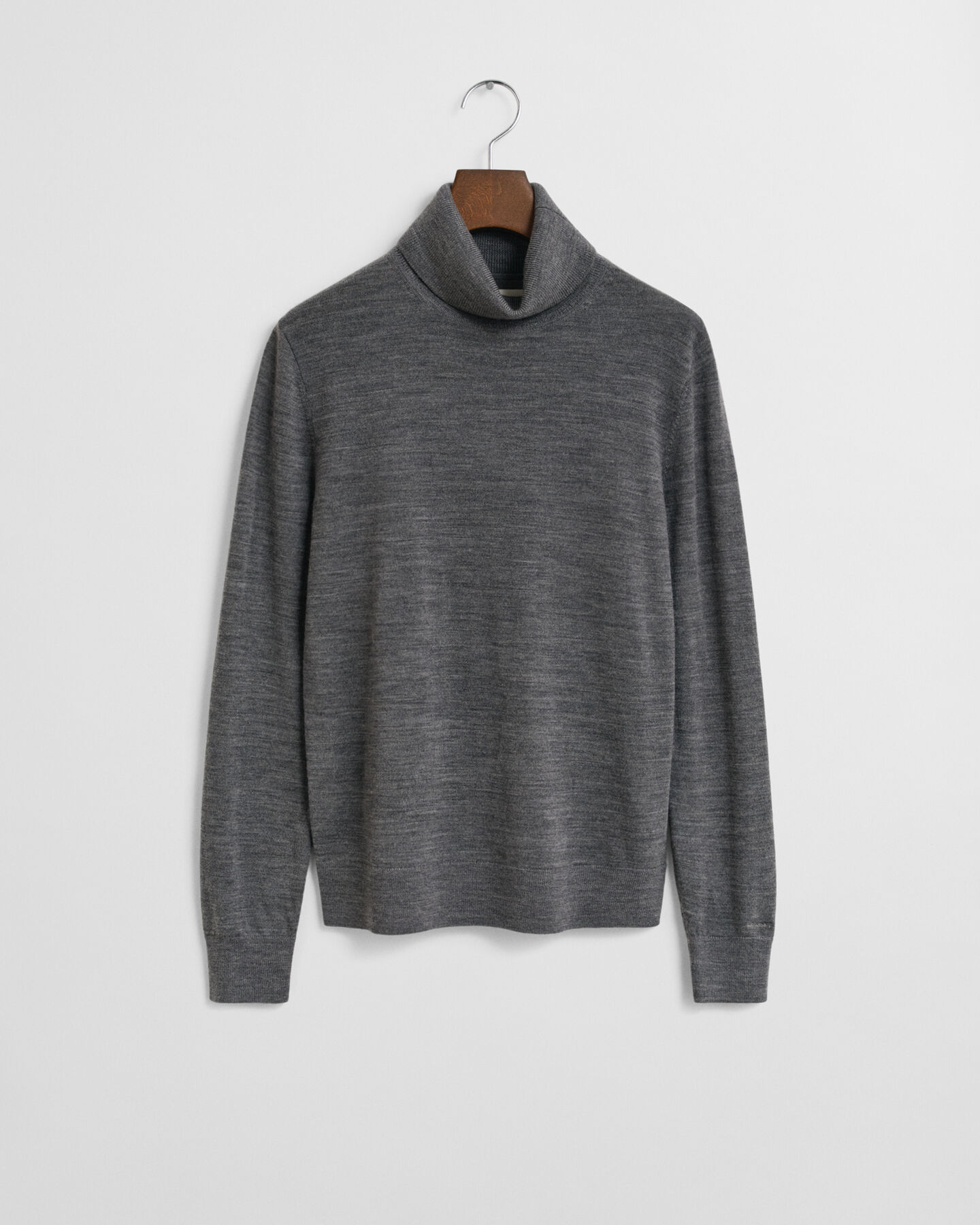 Rullekrave sweater af ekstra fin merinould