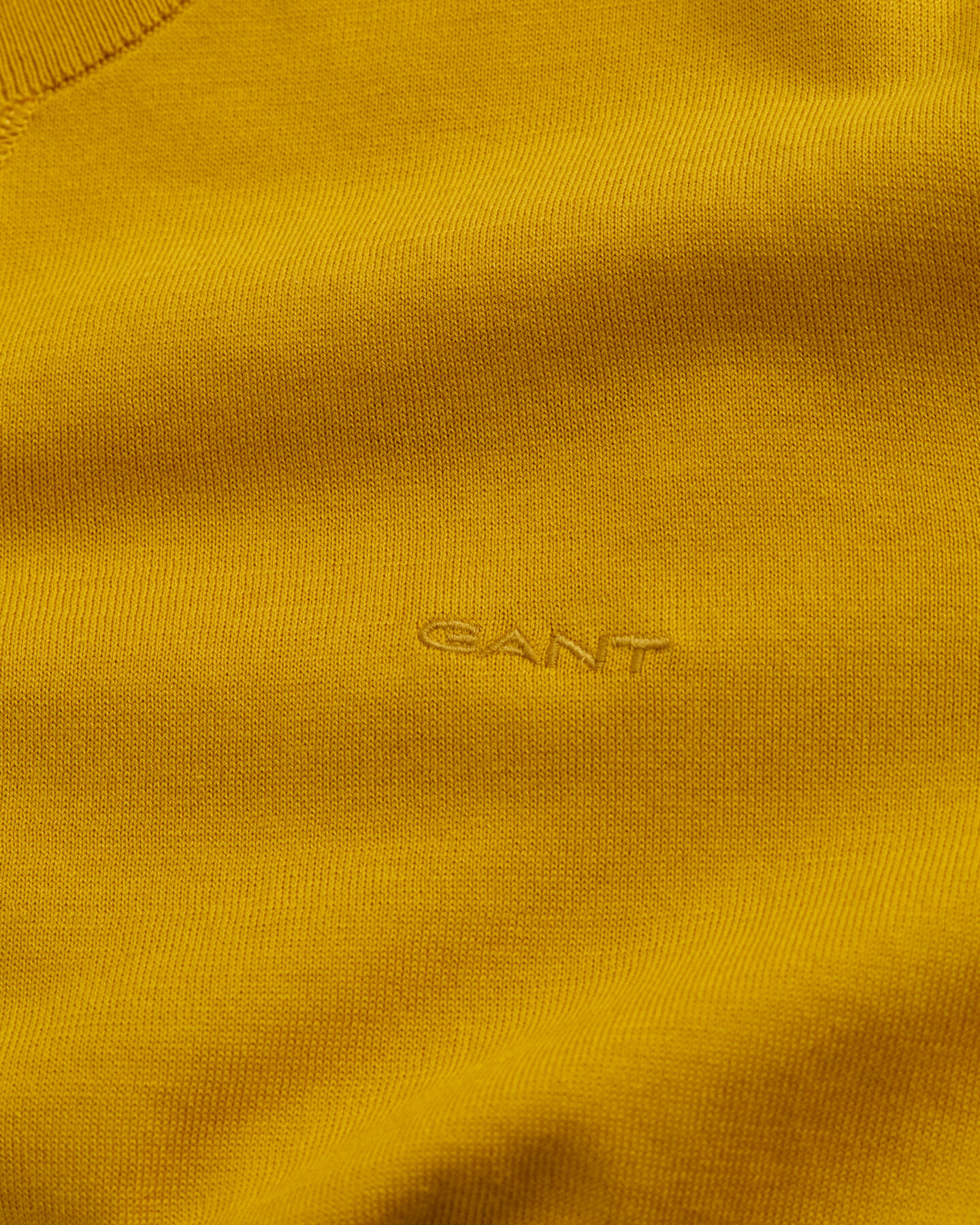 Crewneck sweater i fin bomuld