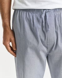 Stribede poplin pyjamasbukser