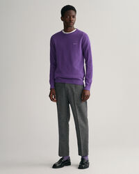 Tilspidsede sildebensmønstrede bukser