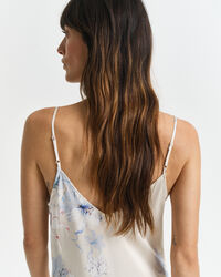 Slipkjole med blomstertryk