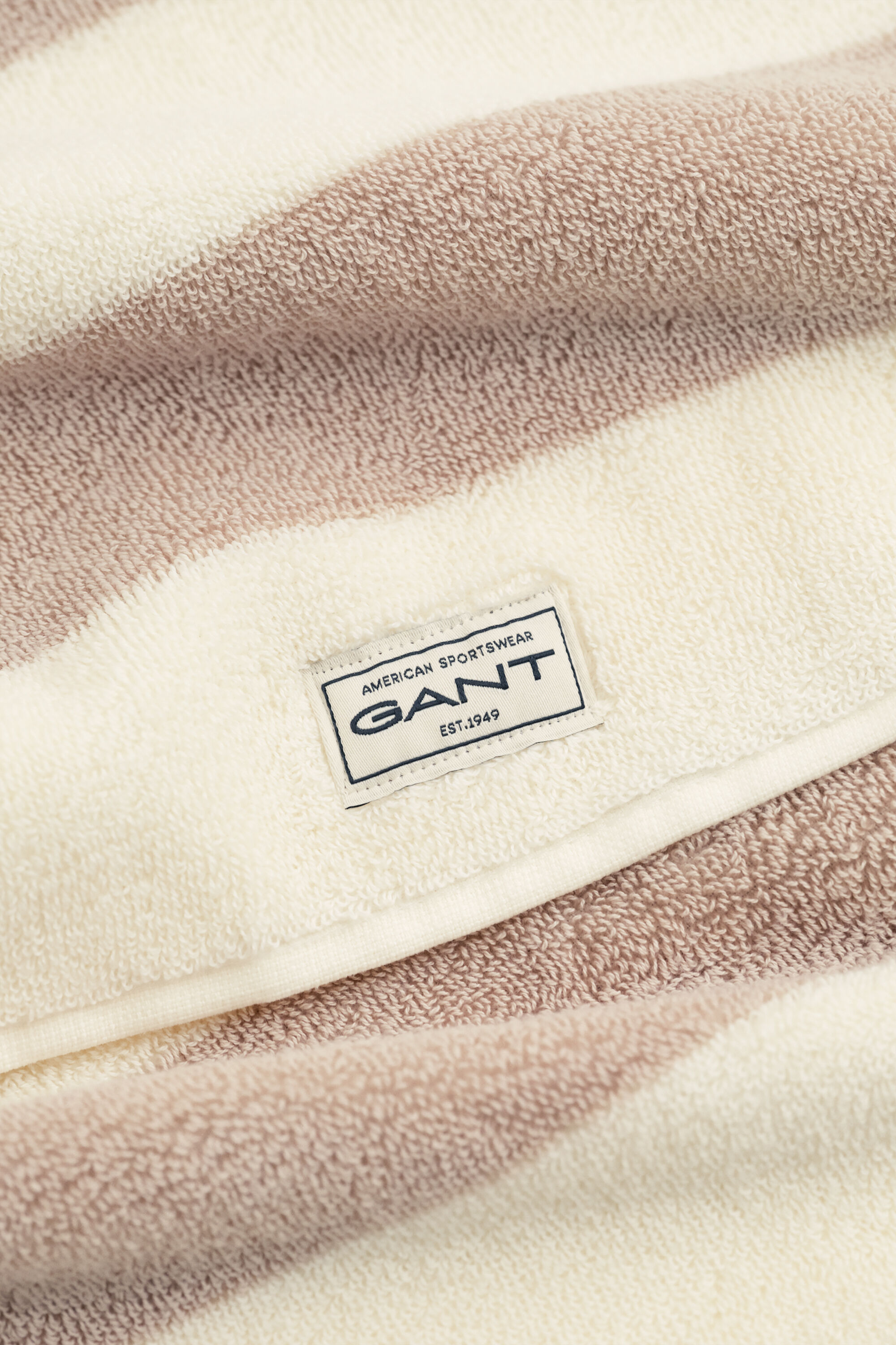 Stribet håndklæde 50x70