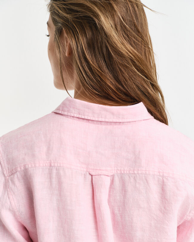 Regular fit skjorte af hør