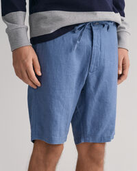 Relaxed fit shorts af h&oslash;r med l&oslash;besnor