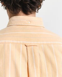 Regular fit klassisk stribet Oxford-skjorte