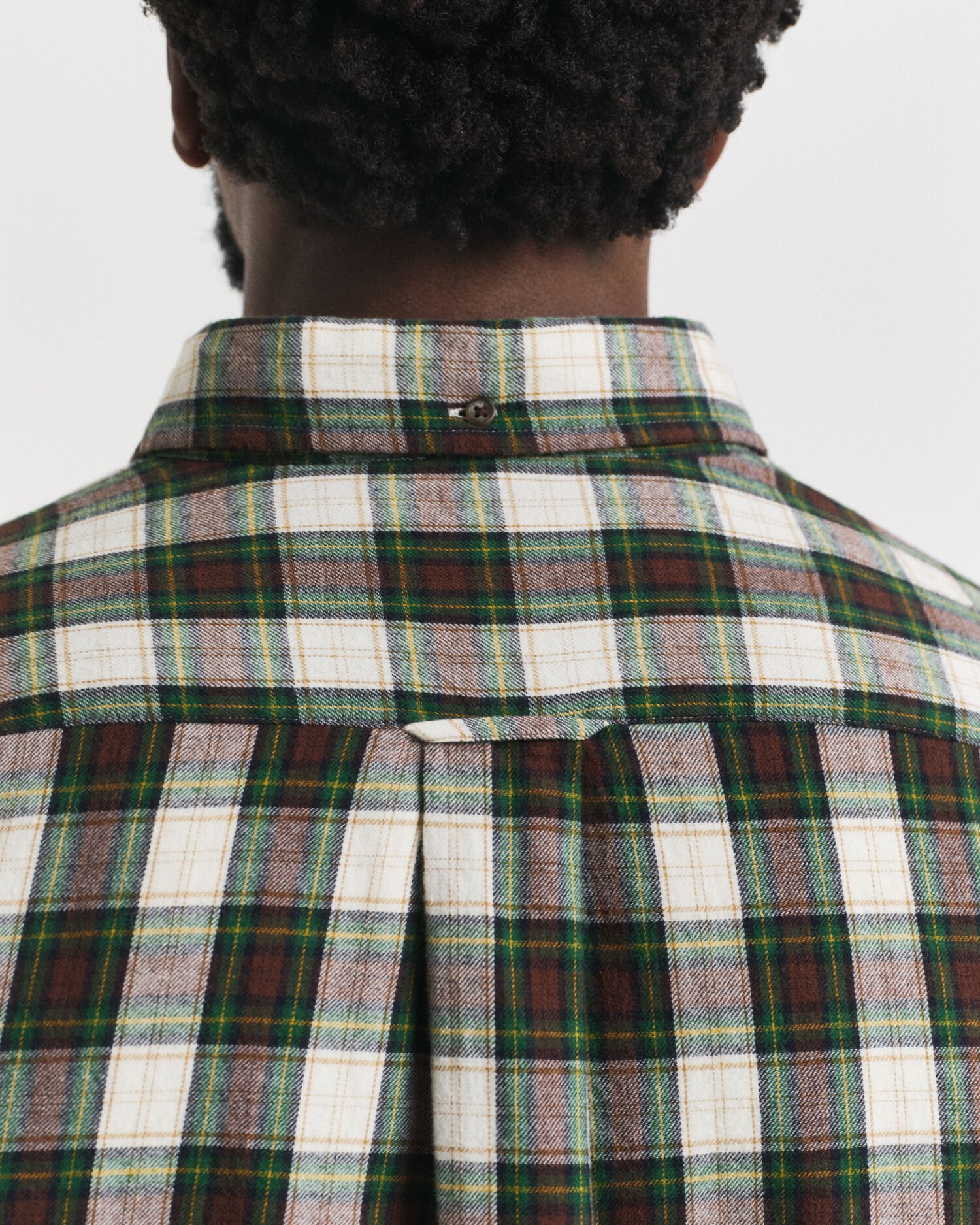 Regular fit ternet Windblown flannelskjorte