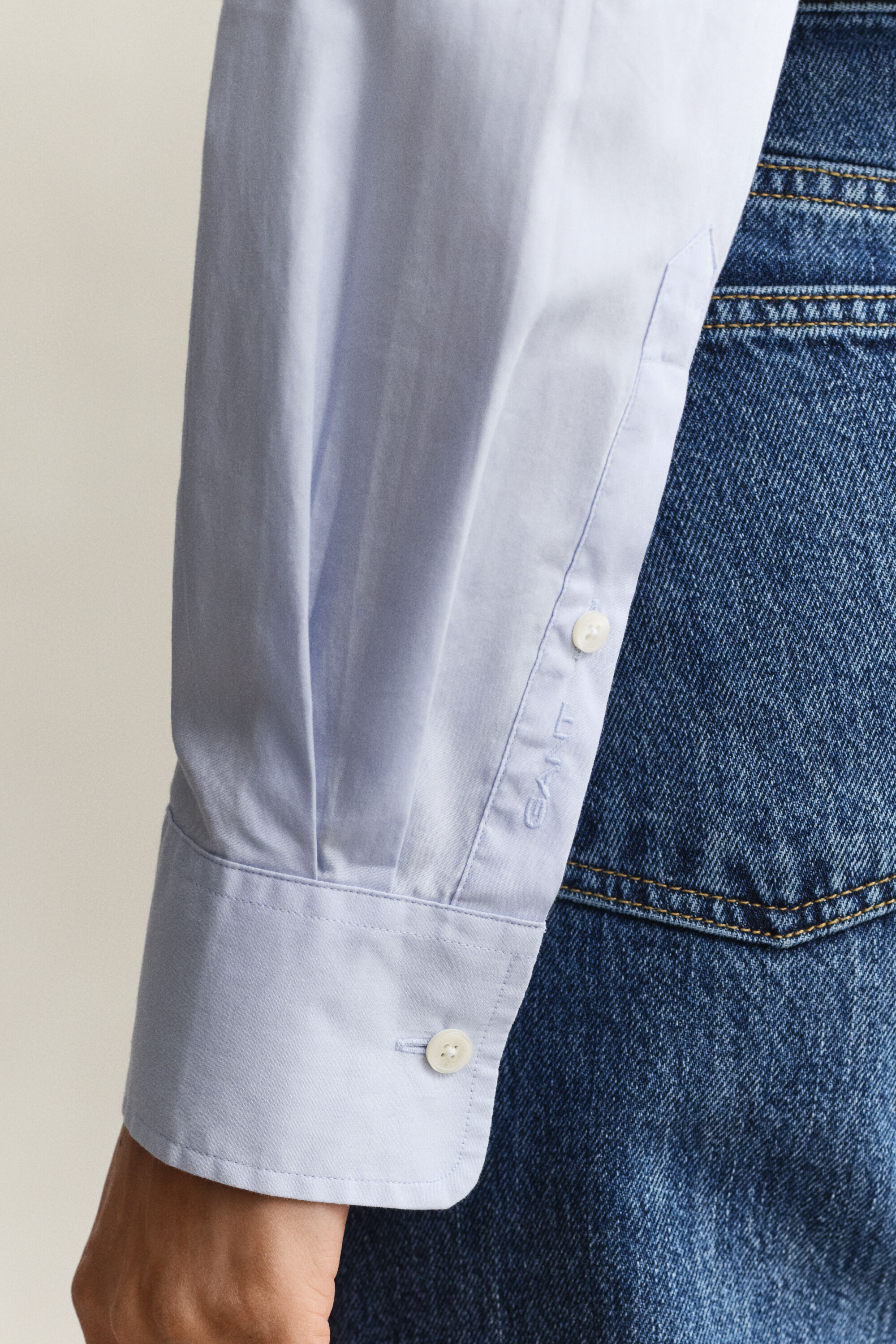 Relaxed Fit klassisk poplin-skjorte