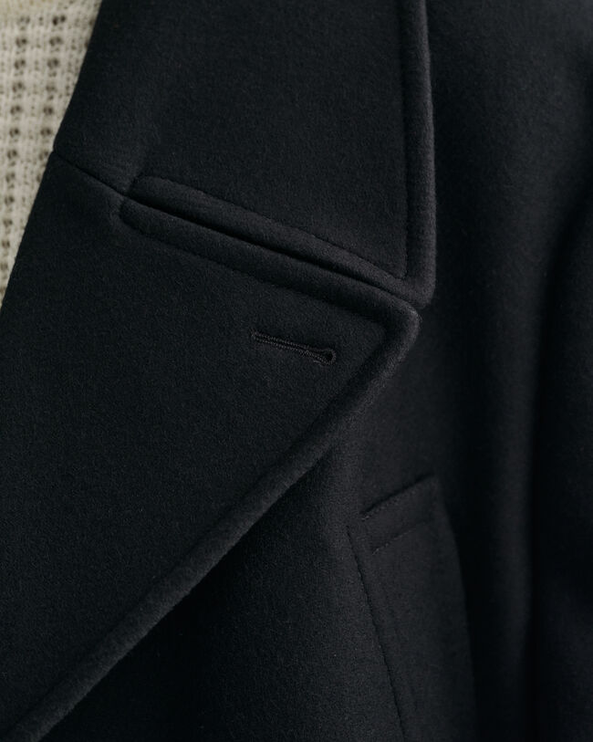 Oversized sømandsjakke af uld