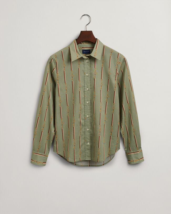 Regular fit American Luxe skjorte af bomuldsvoile