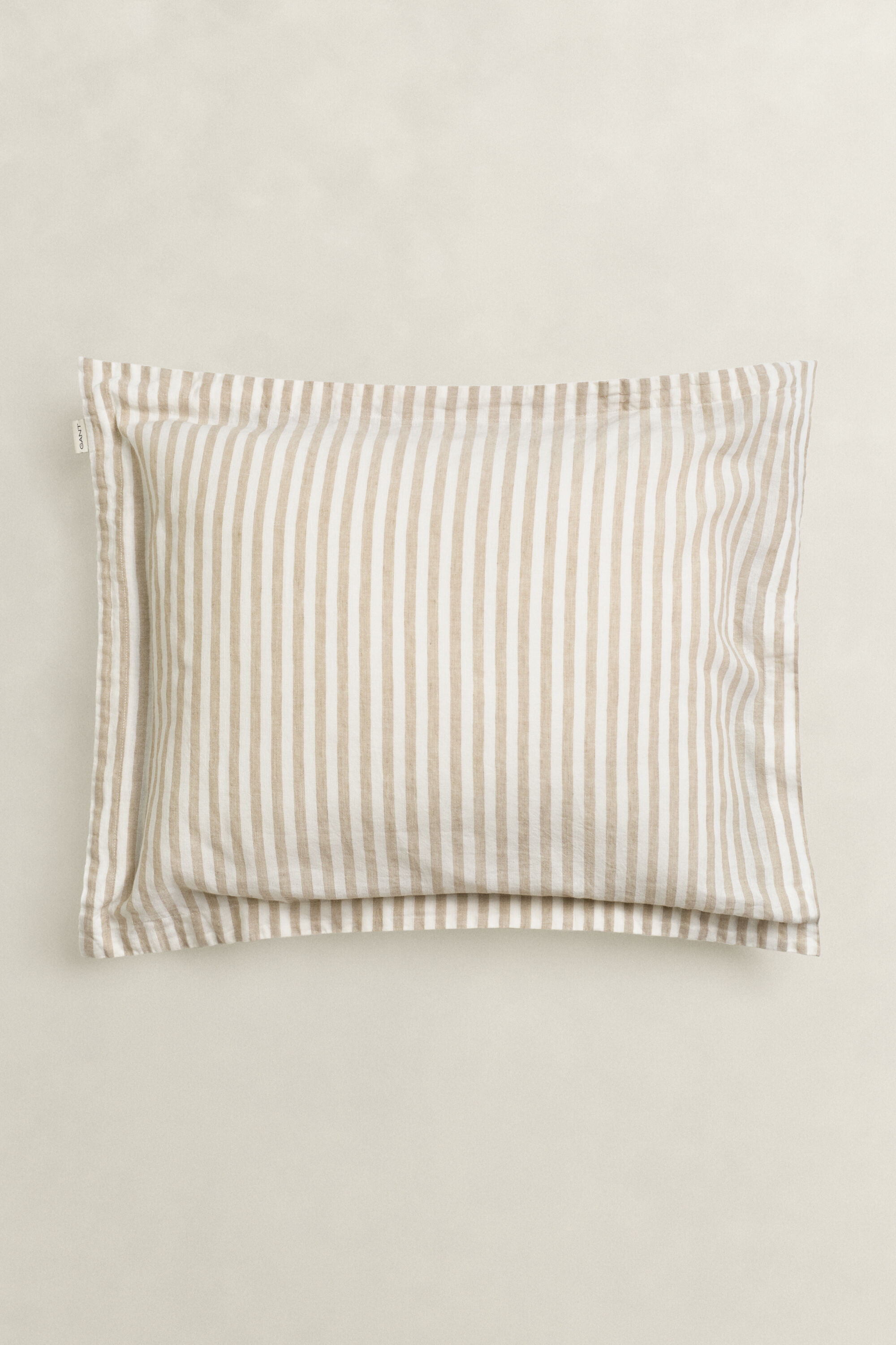 Stribet pudebetræk af bomuldshør