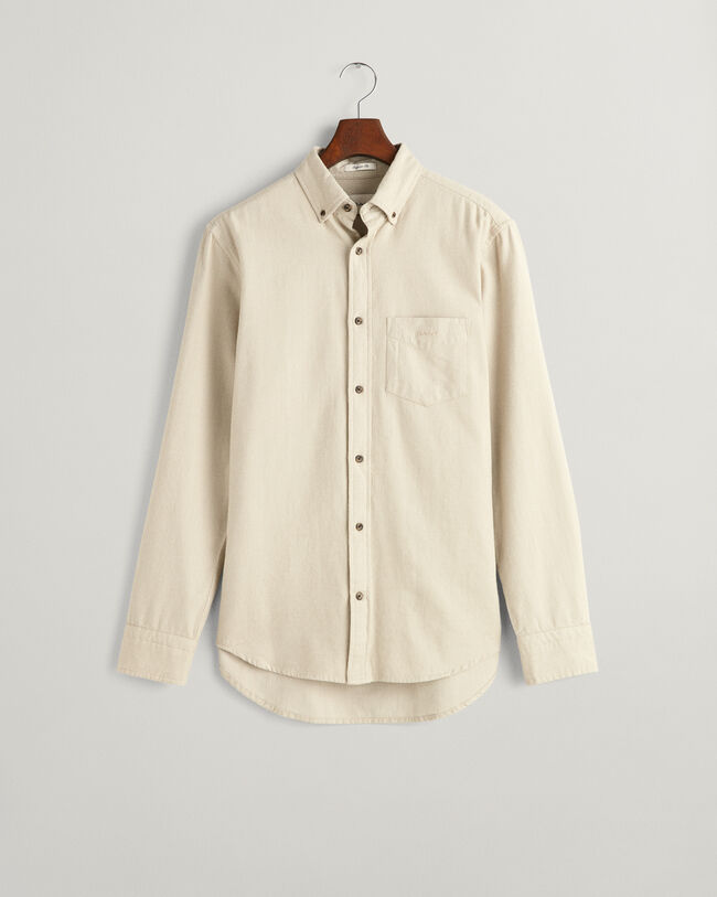 Regular fit sildebensm&oslash;nstret flannelskjorte