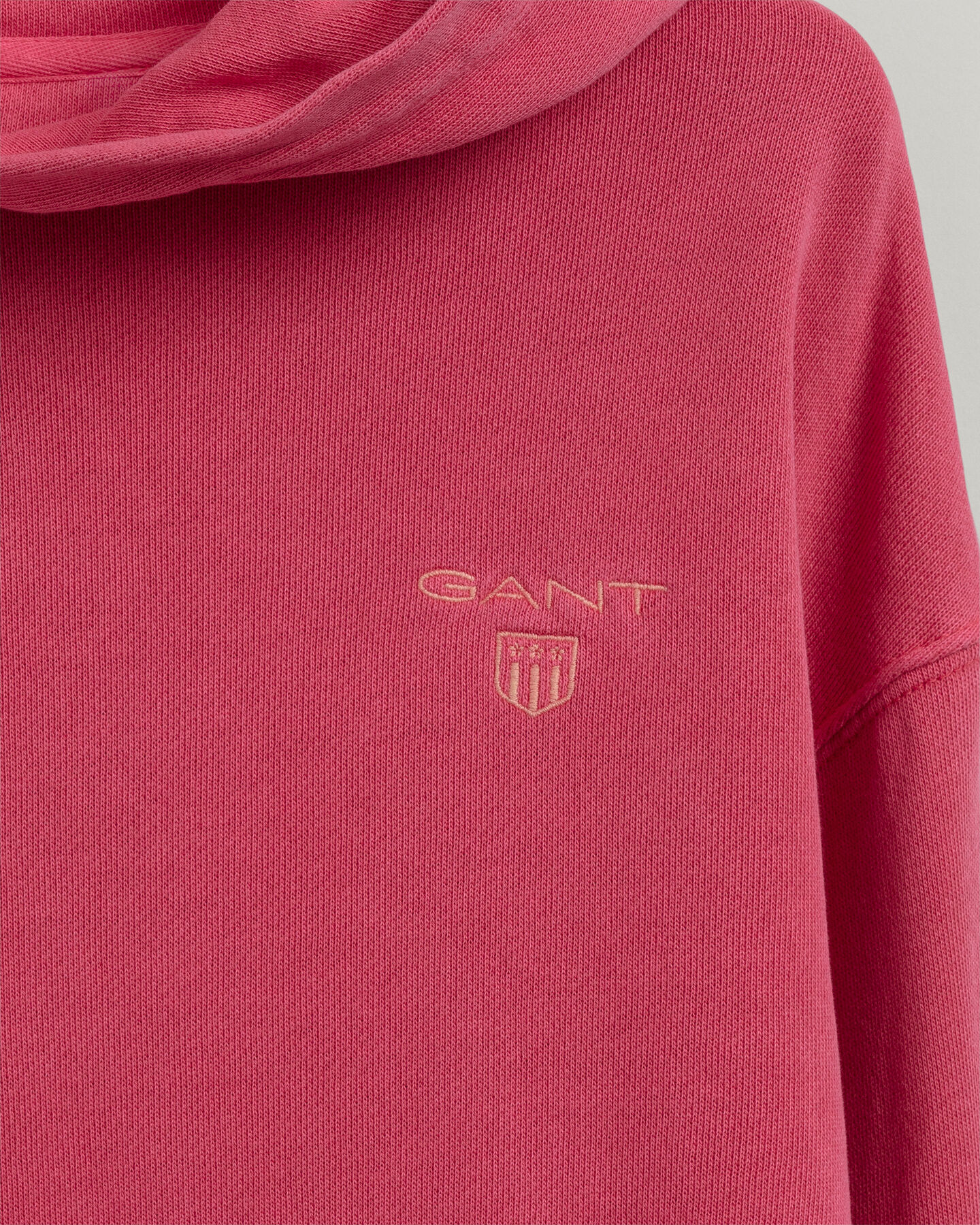 Teen Boys Contrast Shield hættetrøje