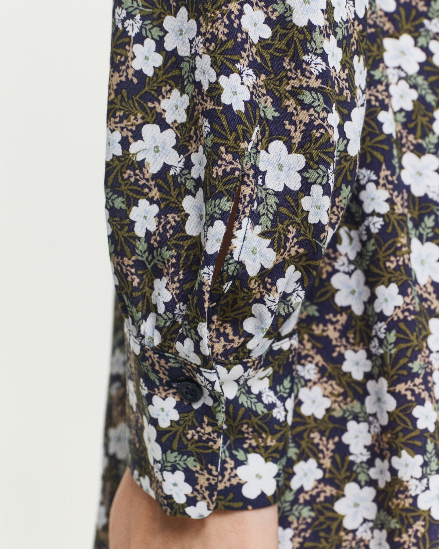 Kjole med blomstertryk