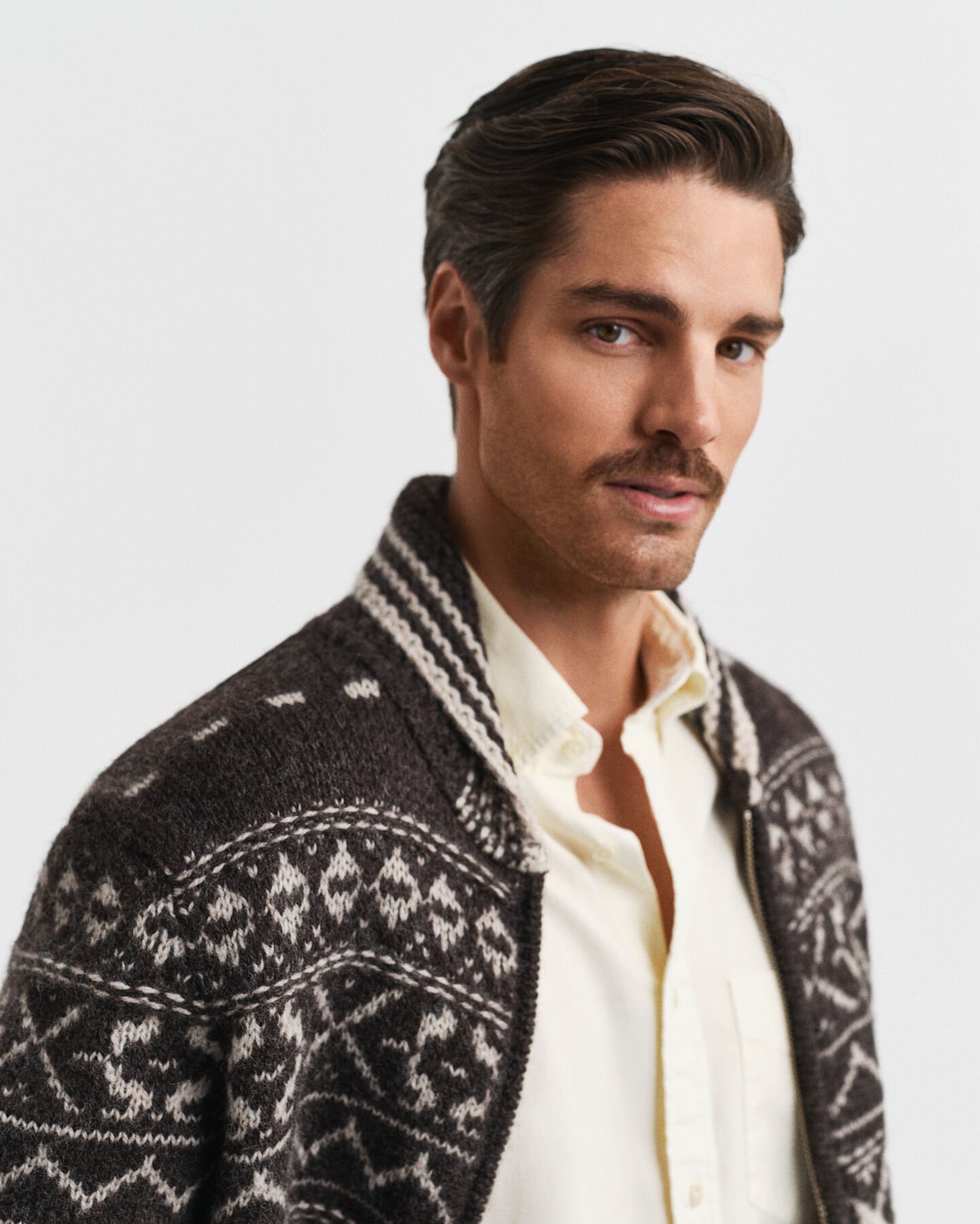 Cardigan i jacquard