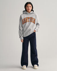 Teen Girls fl&oslash;jlsbukser med brede ben