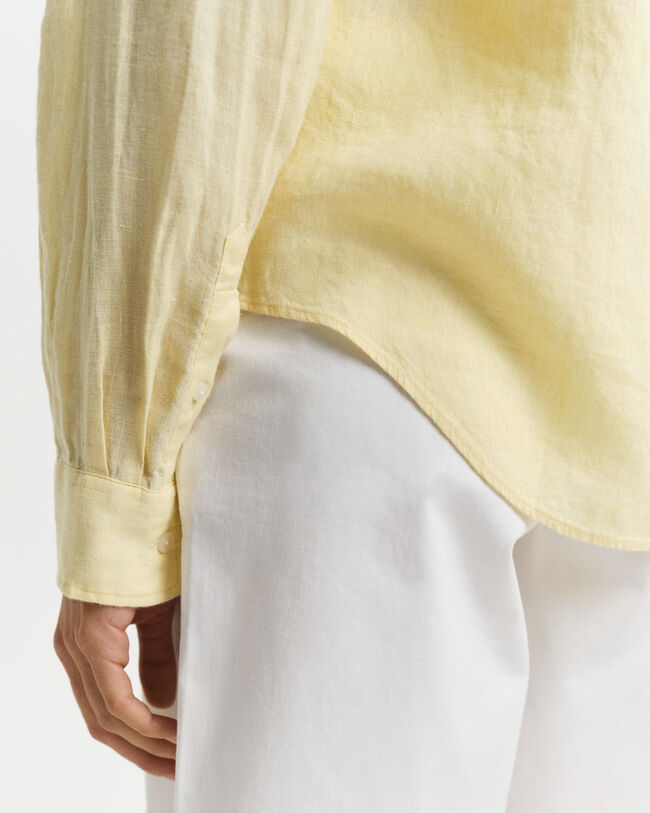 Regular fit skjorte af hør