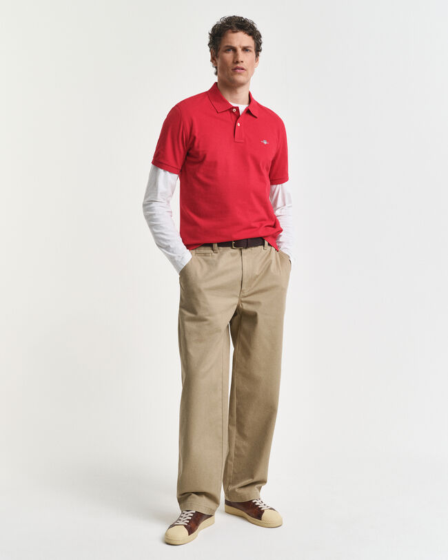 Regular fit Shield Piqué poloskjorte