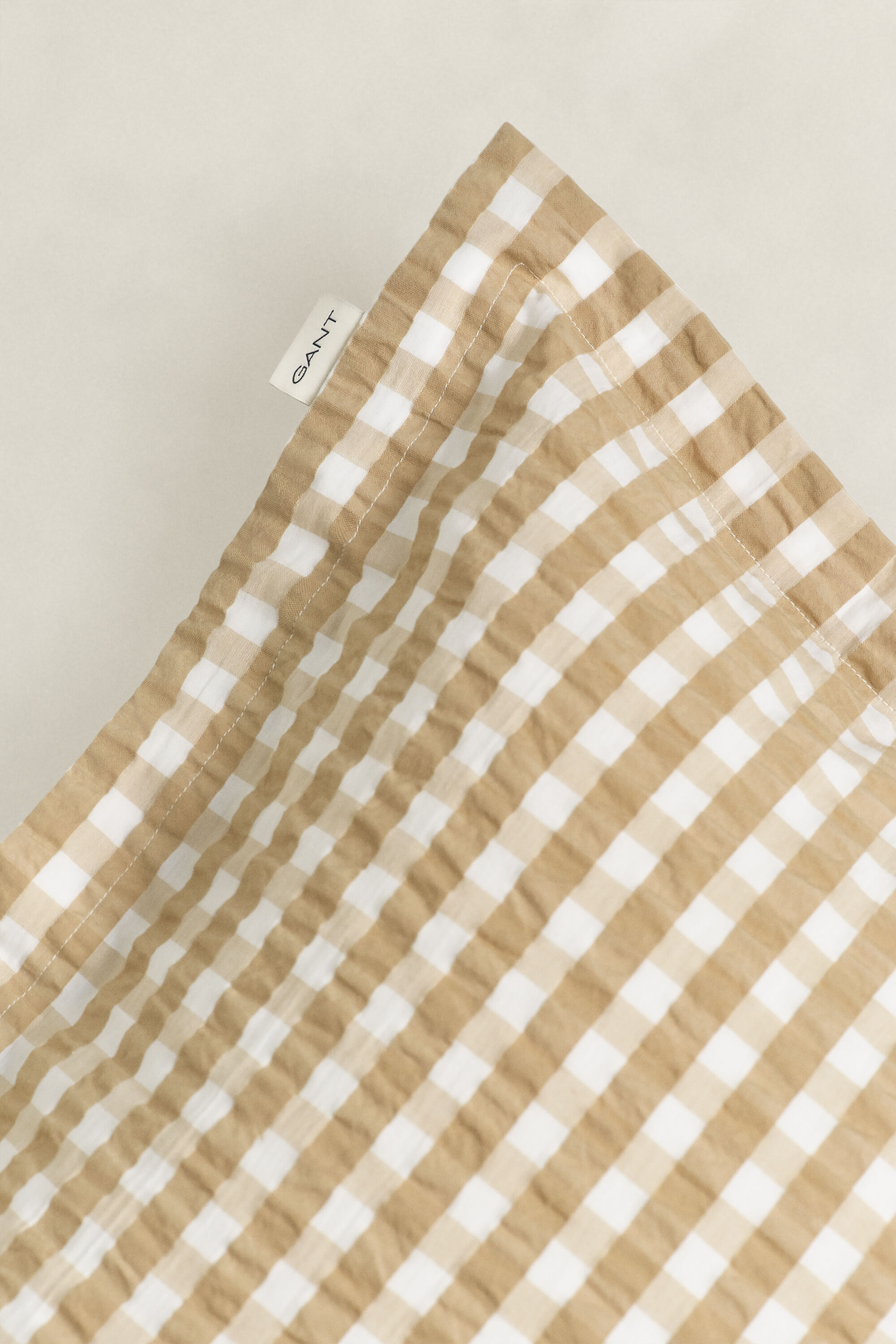 Seersucker pudebetræk med tern