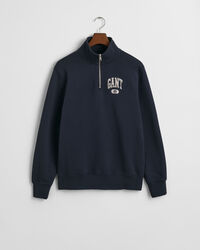 GANT 49 Arch Graphic sweatshirt med halv lynlås