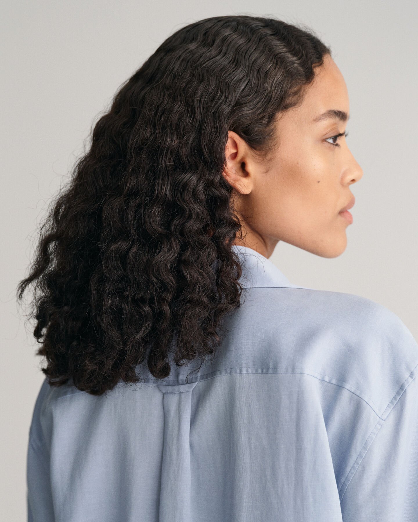 Relaxed fit Pocket Detail skjorte med korte ærmer