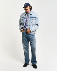Denim trucker-jakke