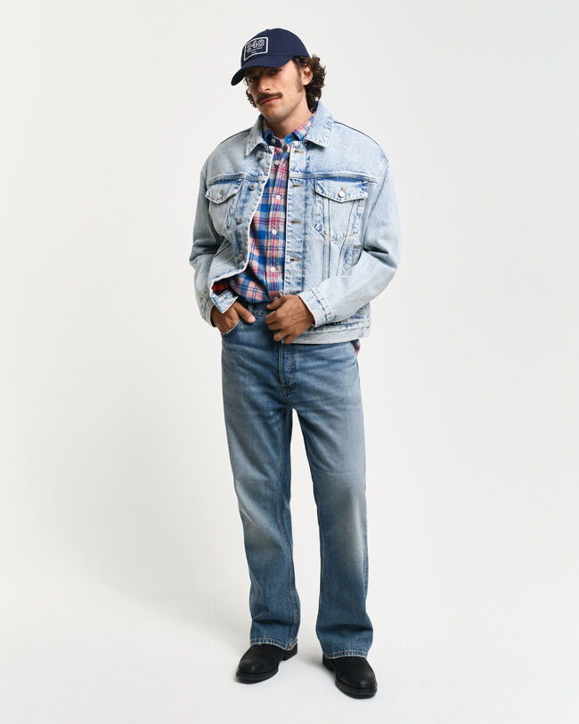 Denim trucker-jakke