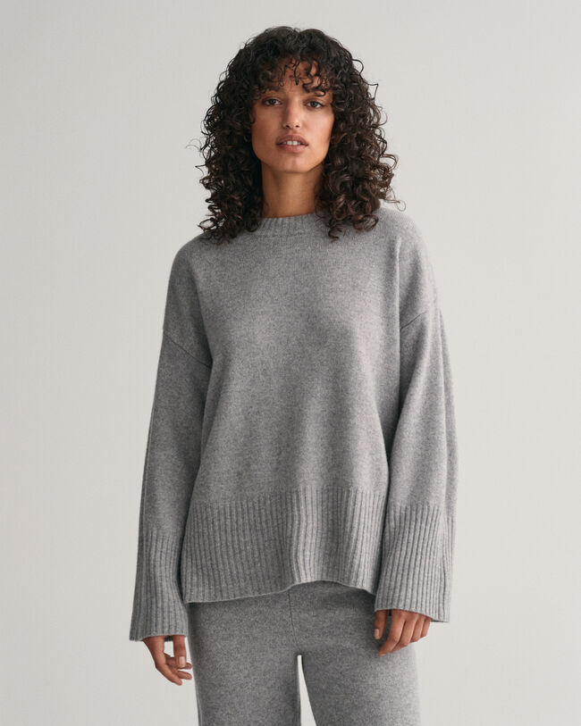 Lounge sweater med crewneck