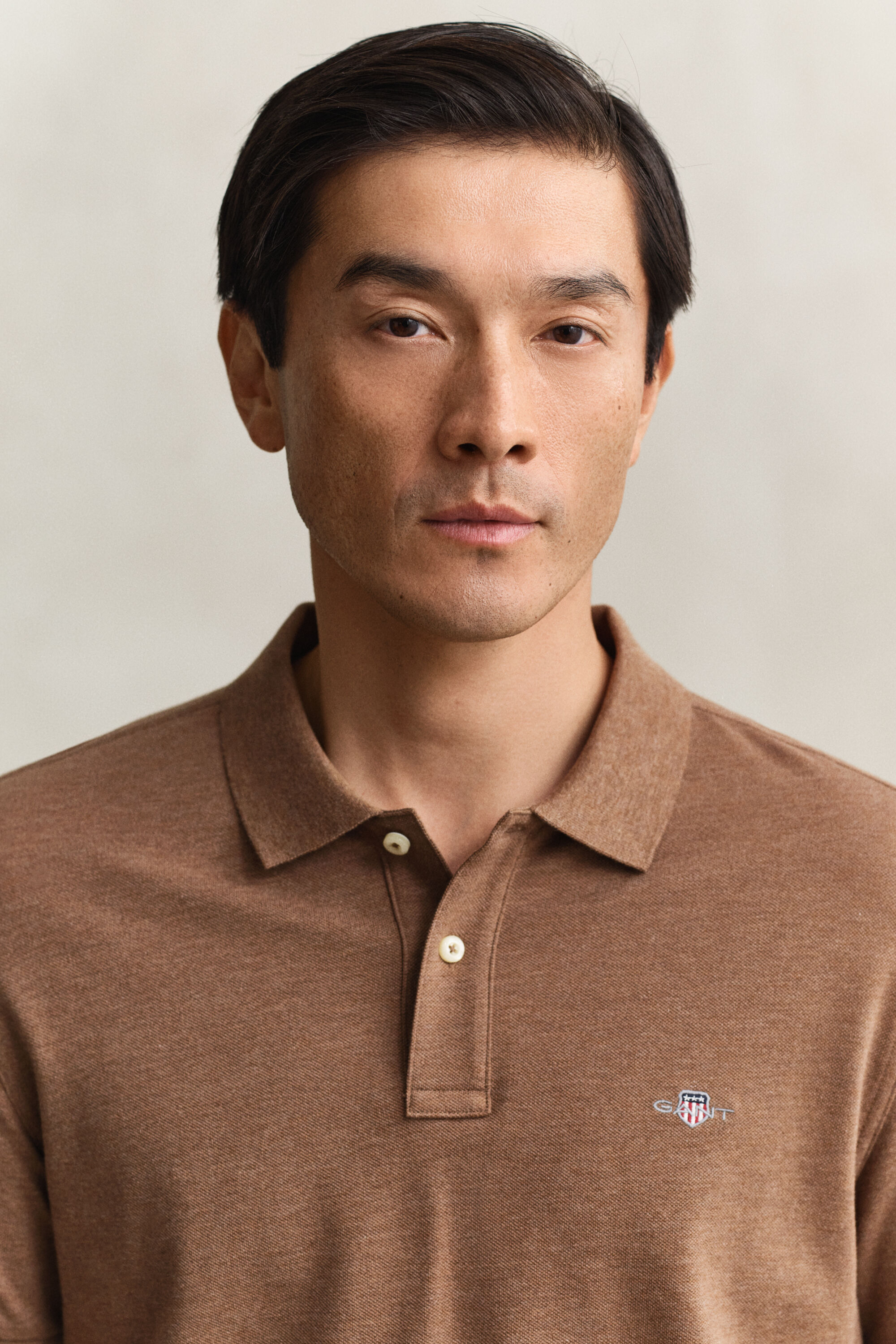 Poloskjorte med regulær pasform