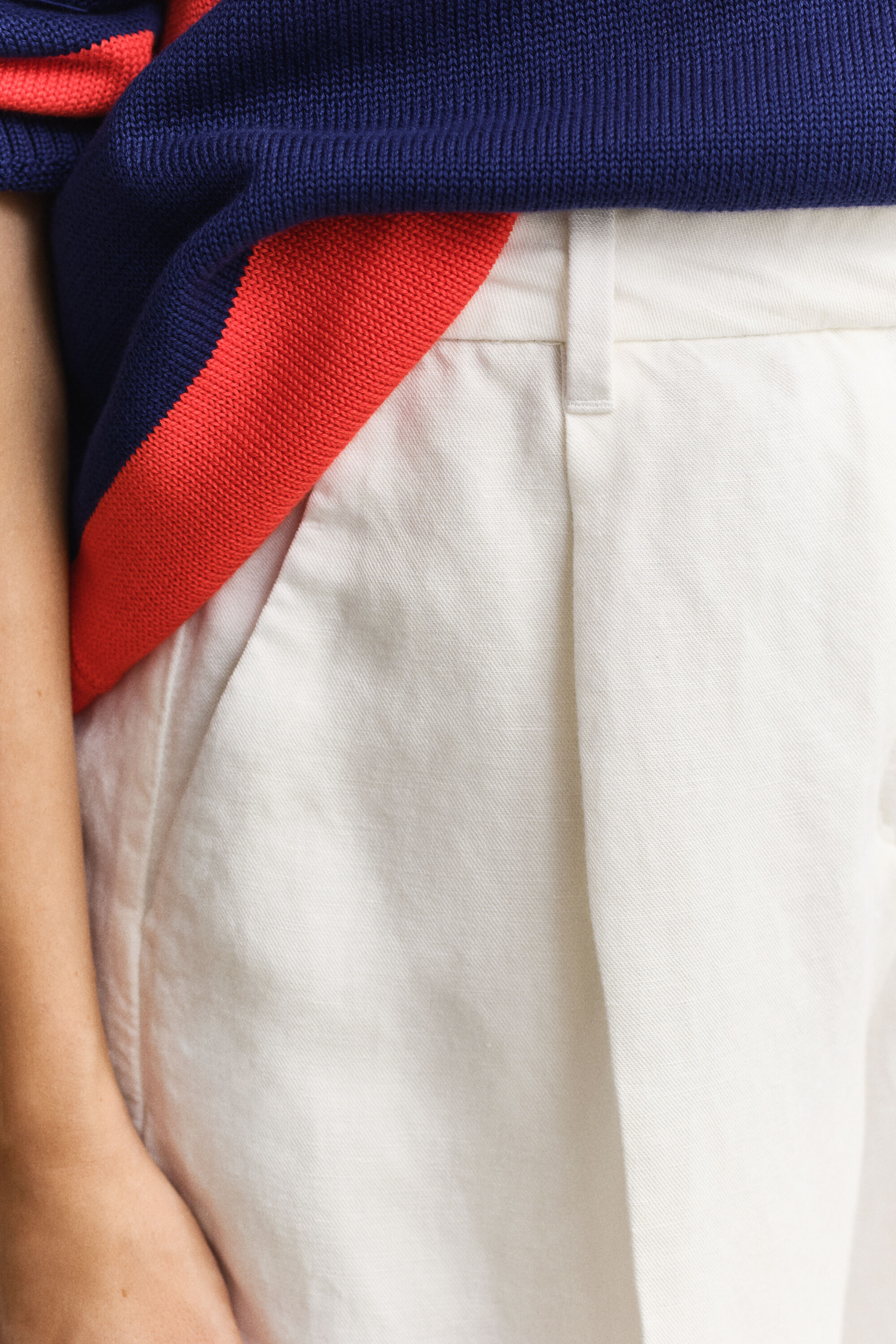 Skræddersyede shorts i hørblanding