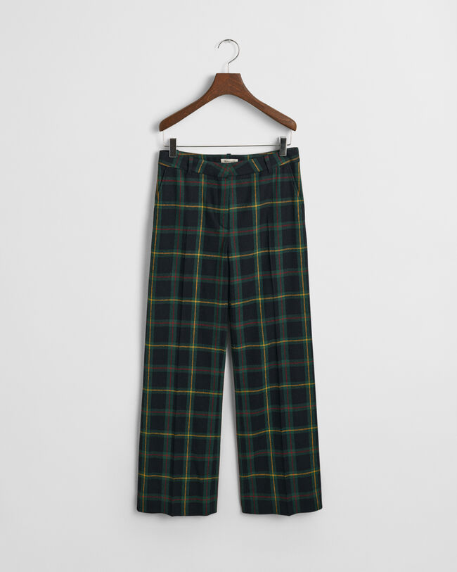 Ternede jakkesæt-bukser med lige ben