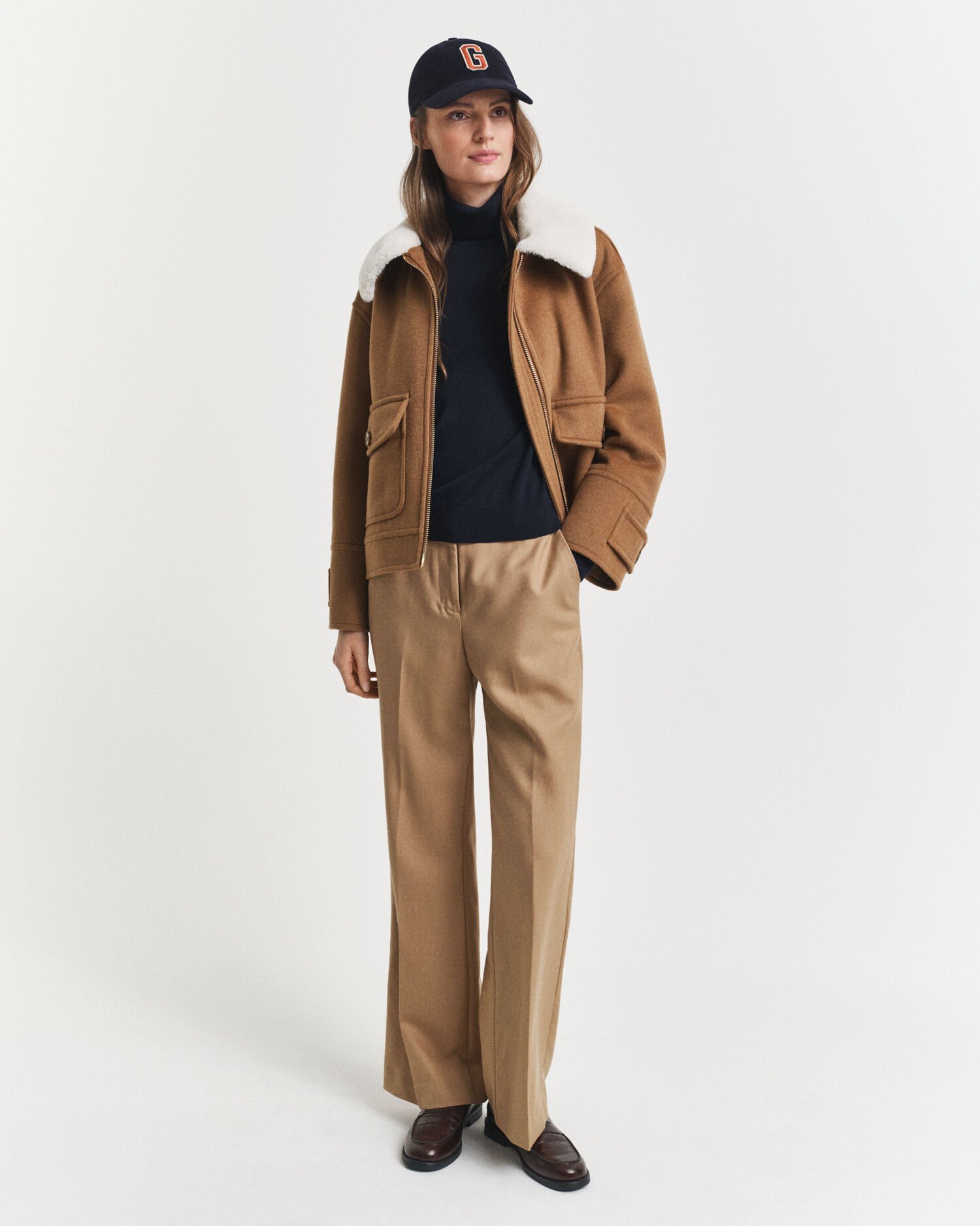 Rullekrave sweater af ekstra fin merinould