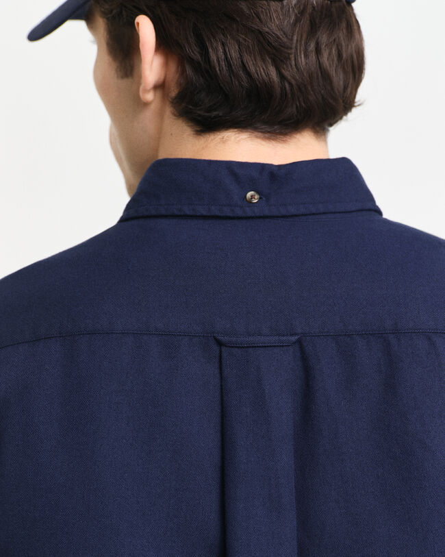 Regular fit sildebensm&oslash;nstret flannelskjorte