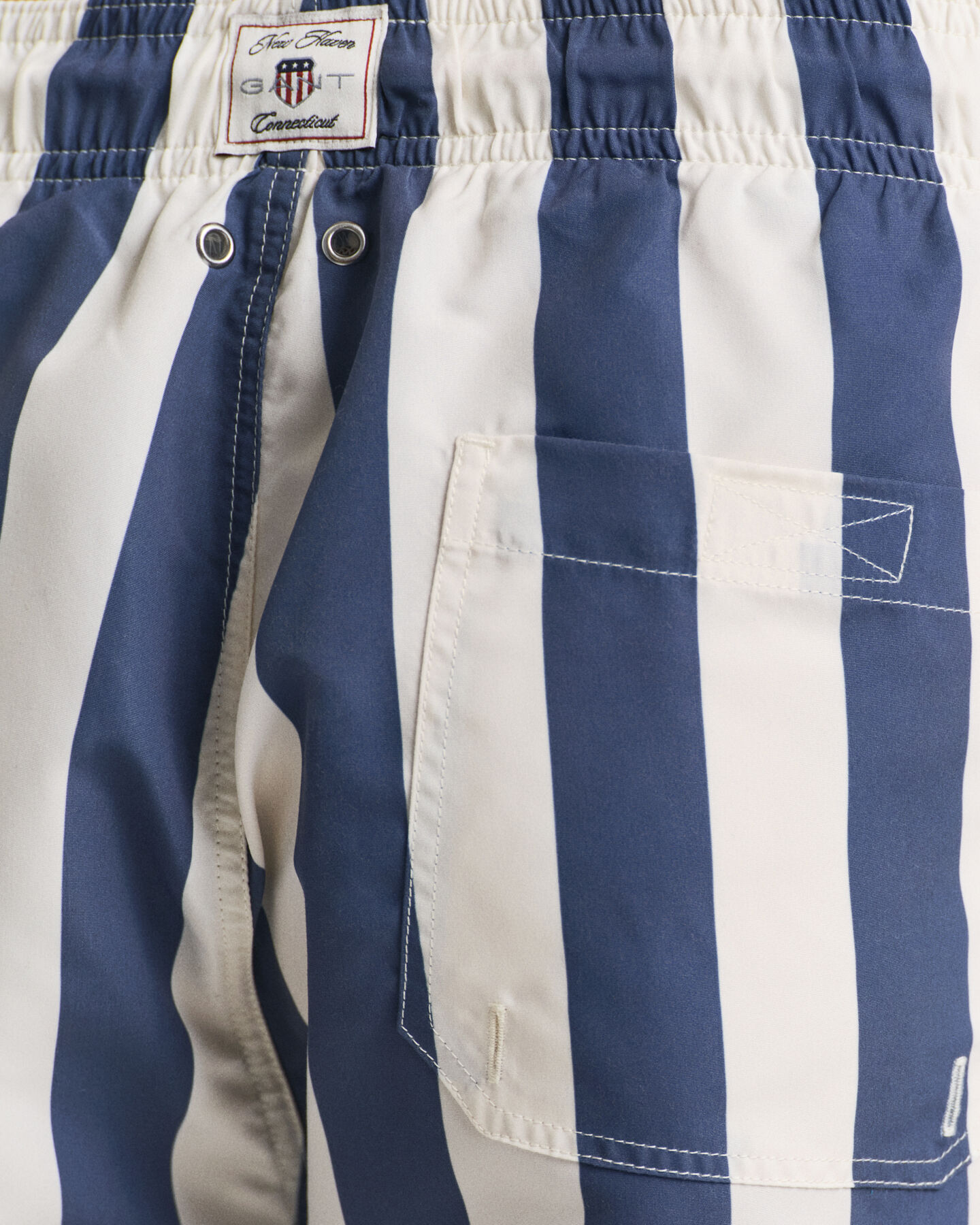 Blokstribede badeshorts