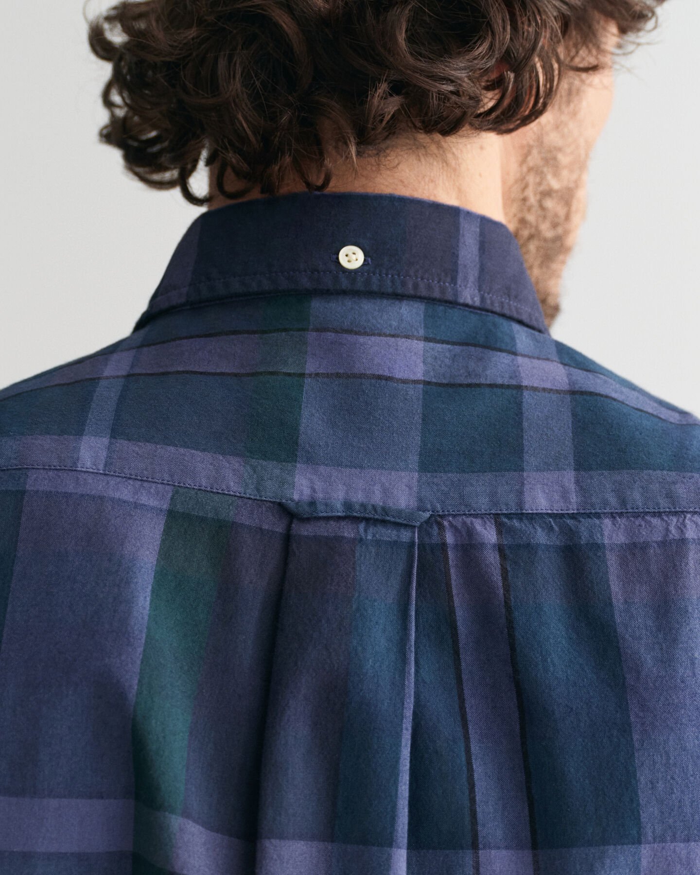 Regular Fit Garment-Dyed Checked Shirt