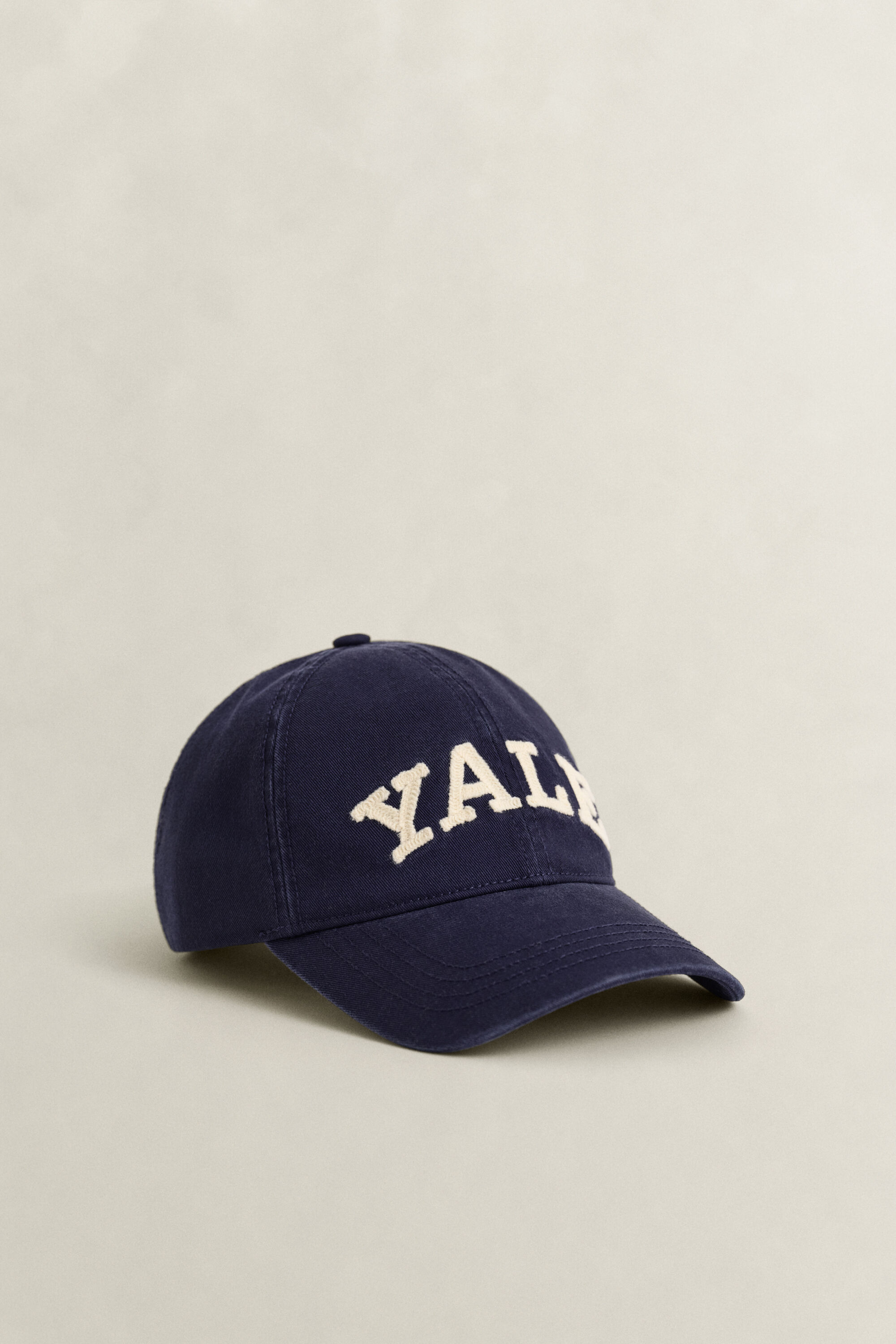 Gant x Yale cap af bomuldstwill