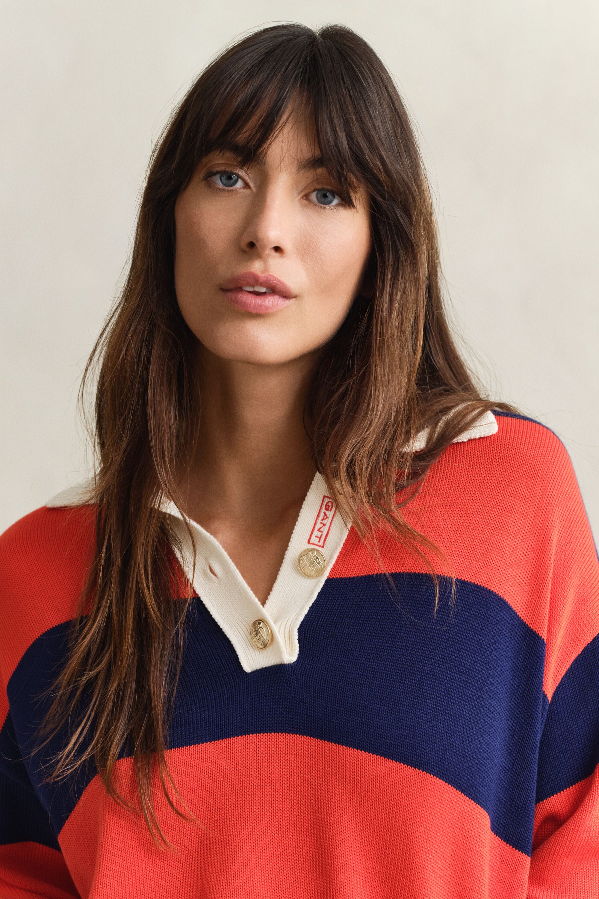 Stribet Rugger i bomuld