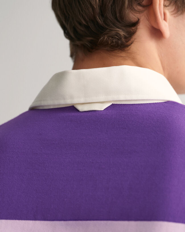 Retro blokstribet kortærmet Rugger