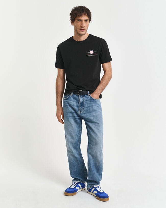 Broderet Archive Shield T-shirt