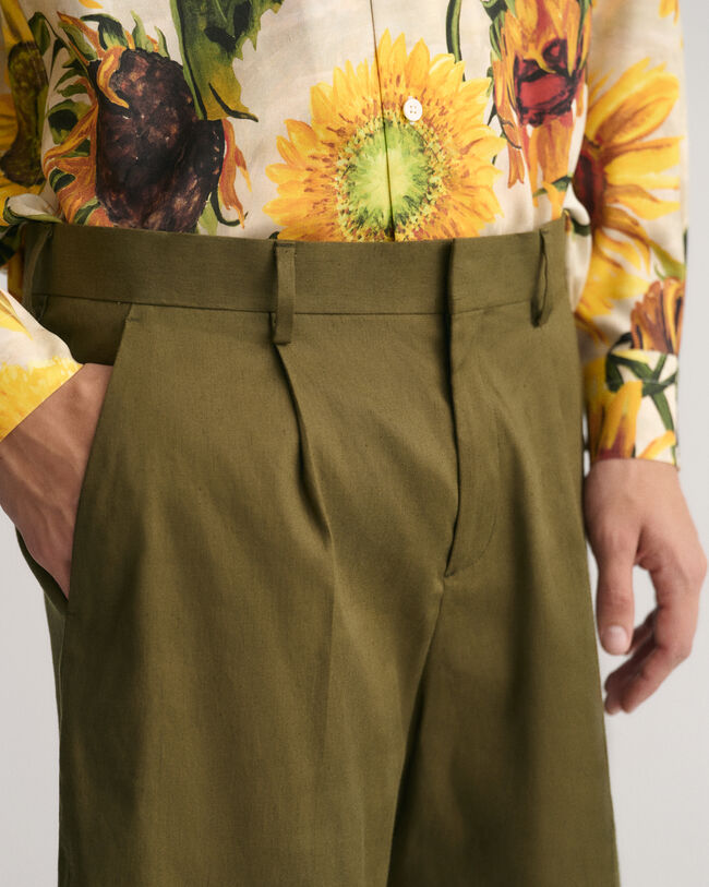 Jakkes&aelig;t-shorts af h&oslash;r og bomuld