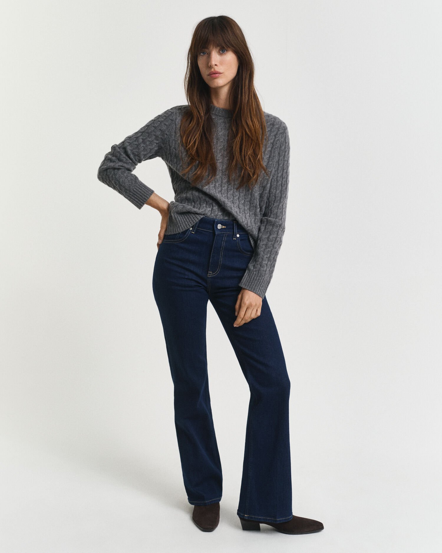 Slim fit jeans med svaj