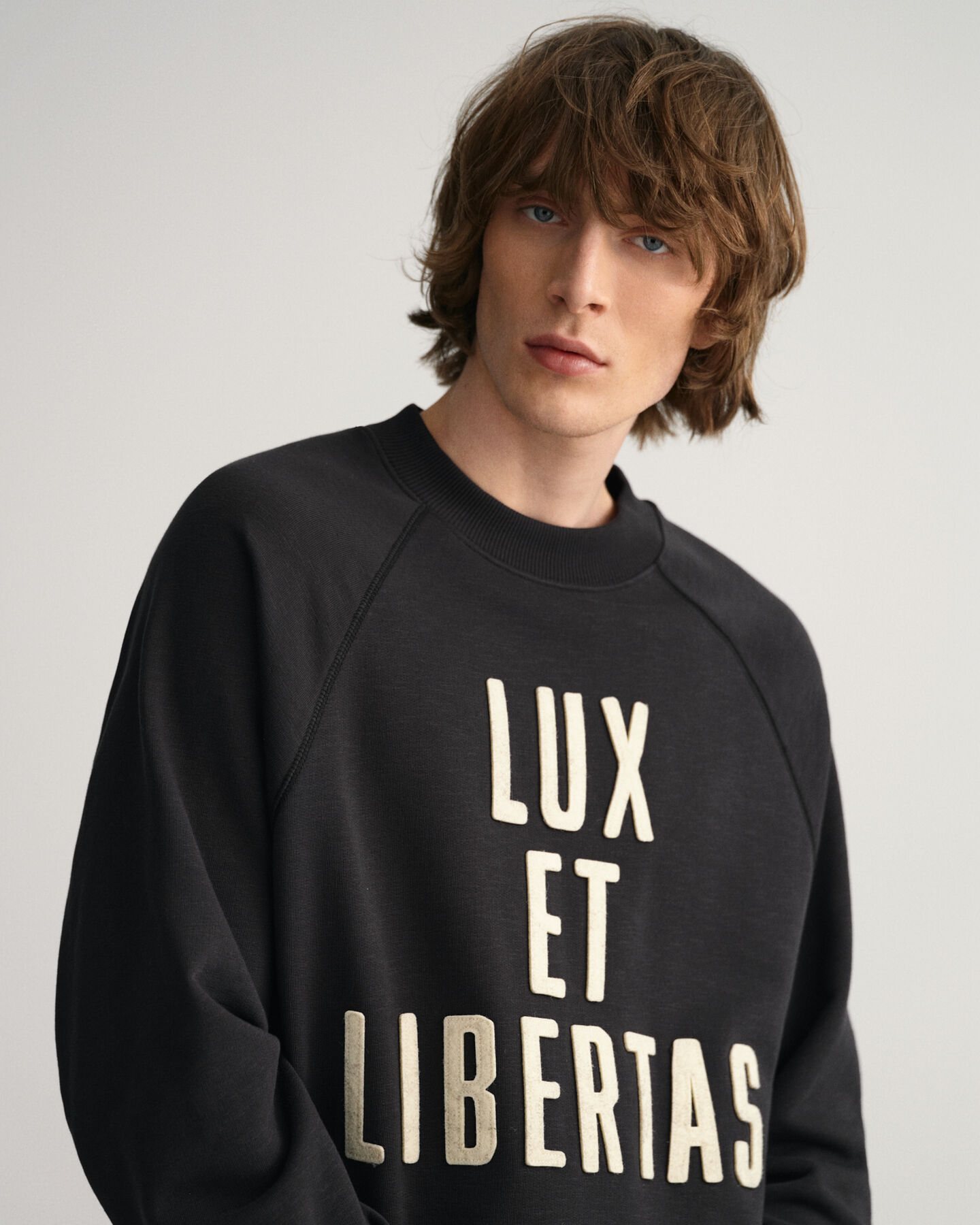 Luxe sweatshirt med crewneck